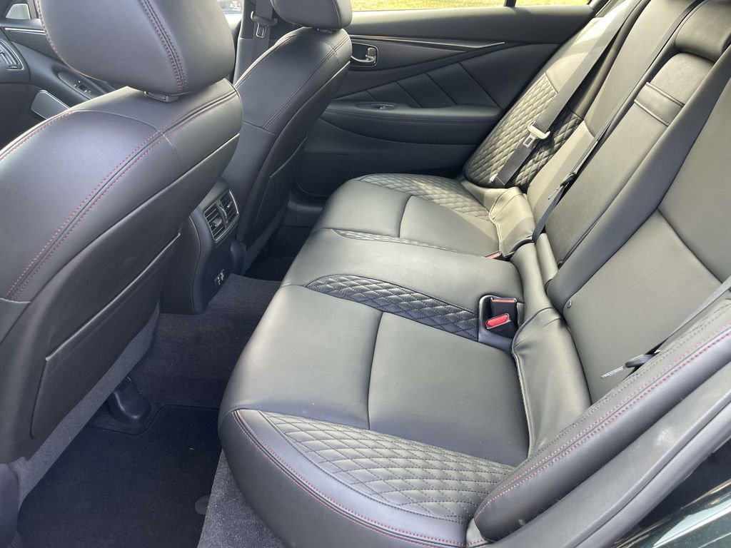 Used 2024 INFINITI Q50 Red Sport 400 w/ Black Opal Edition image 11