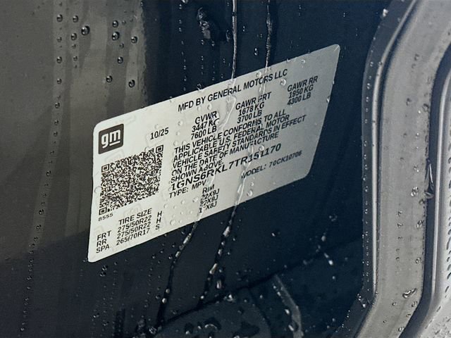 New 2026 Chevrolet Tahoe RST w/ RST Capability Package image 36