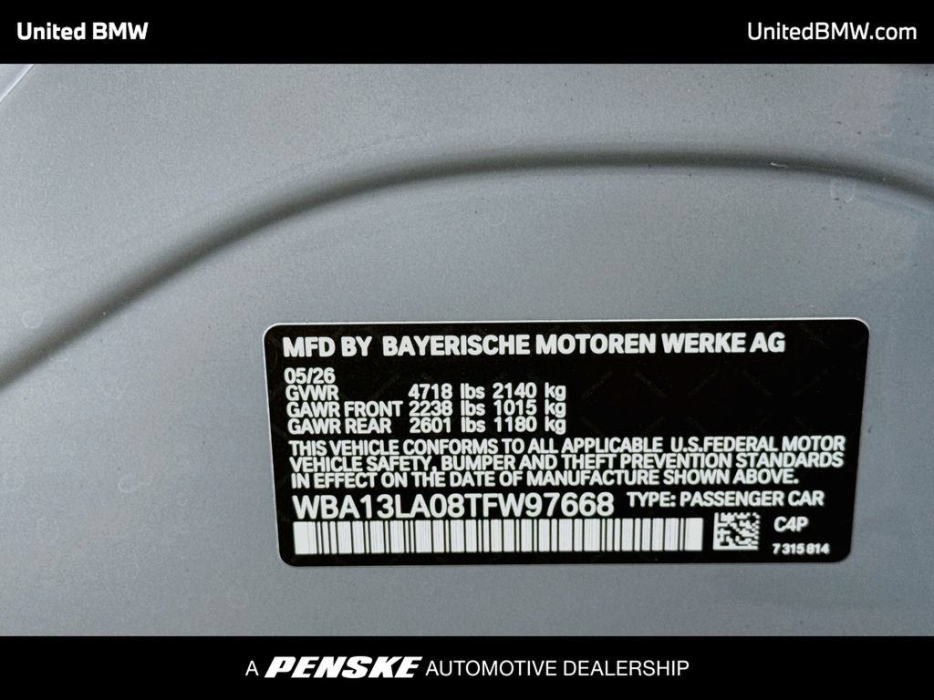New 2026 BMW 330i Sedan w/ M Sport Package RWD image 15
