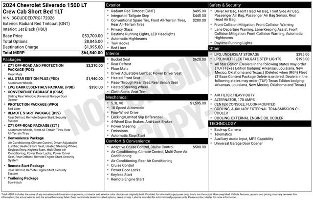 Used 2024 Chevrolet Silverado 1500 LT AWD/4WD image 23