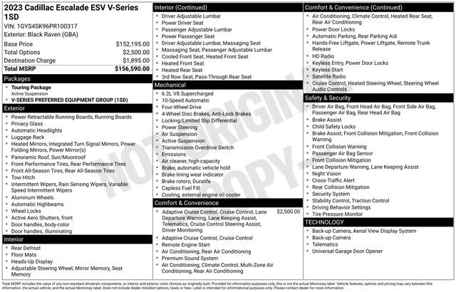 Certified 2023 Cadillac Escalade ESV V AWD/4WD image 44