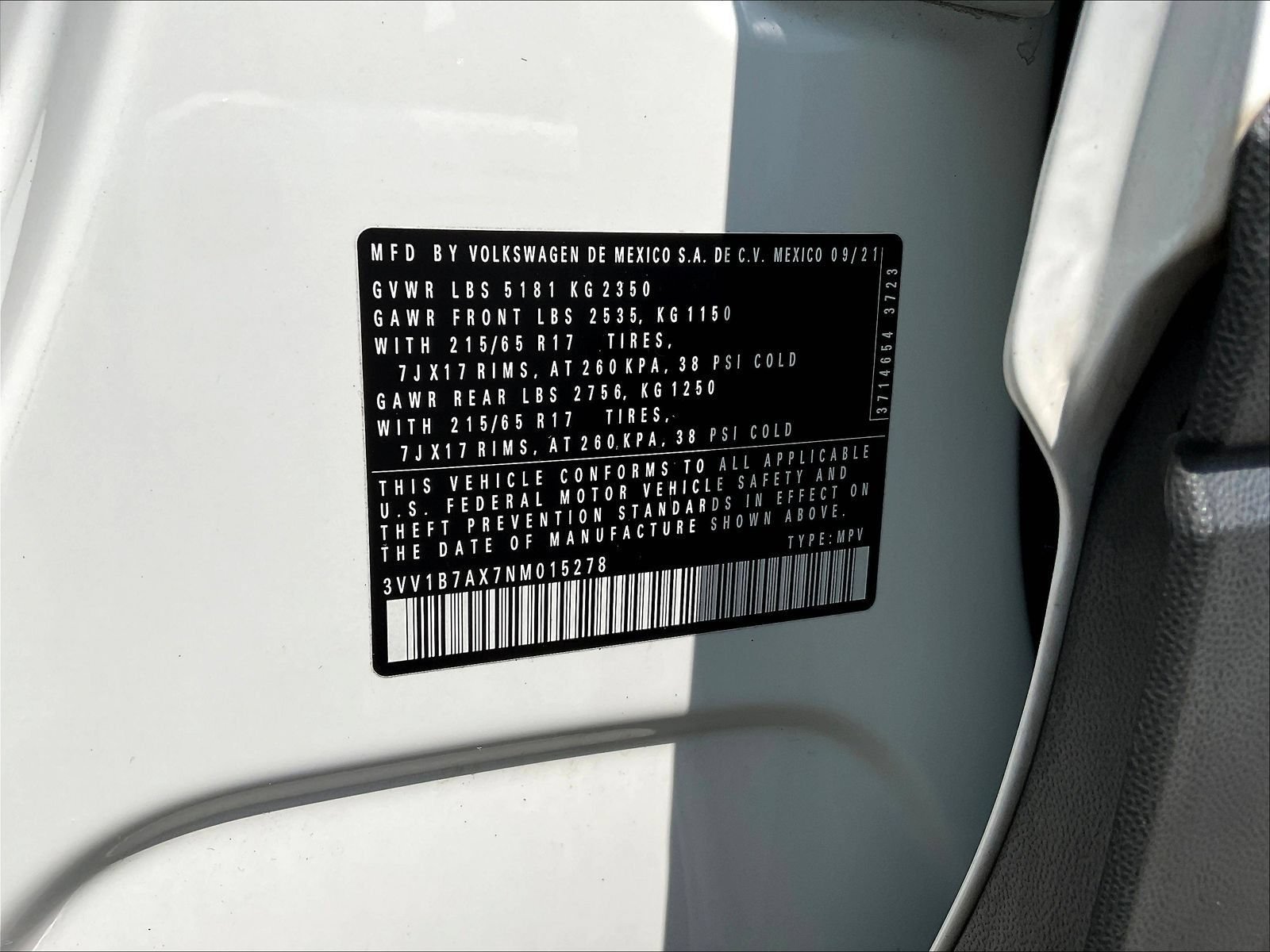 Used 2022 Volkswagen Tiguan S w/ IQ.Drive Package FWD image 19