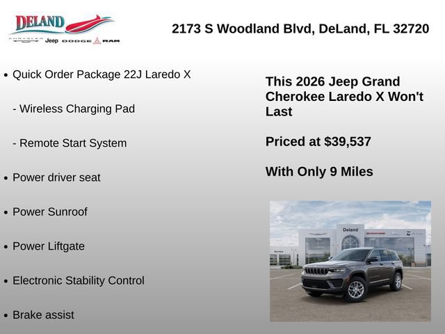 New 2026 Jeep Grand Cherokee Laredo X RWD image 15
