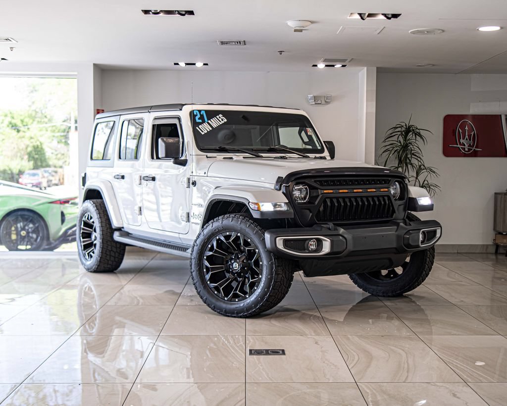 Used 2021 Jeep Wrangler Unlimited Sahara w/ Safety Group AWD/4WD image 5