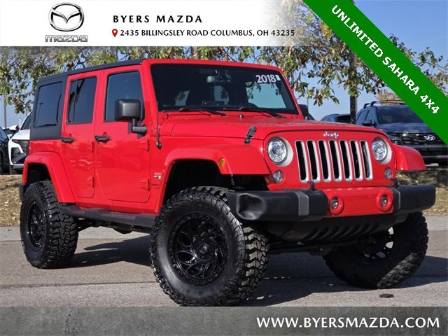 Used 2018 Jeep Wrangler Unlimited Sahara image 1