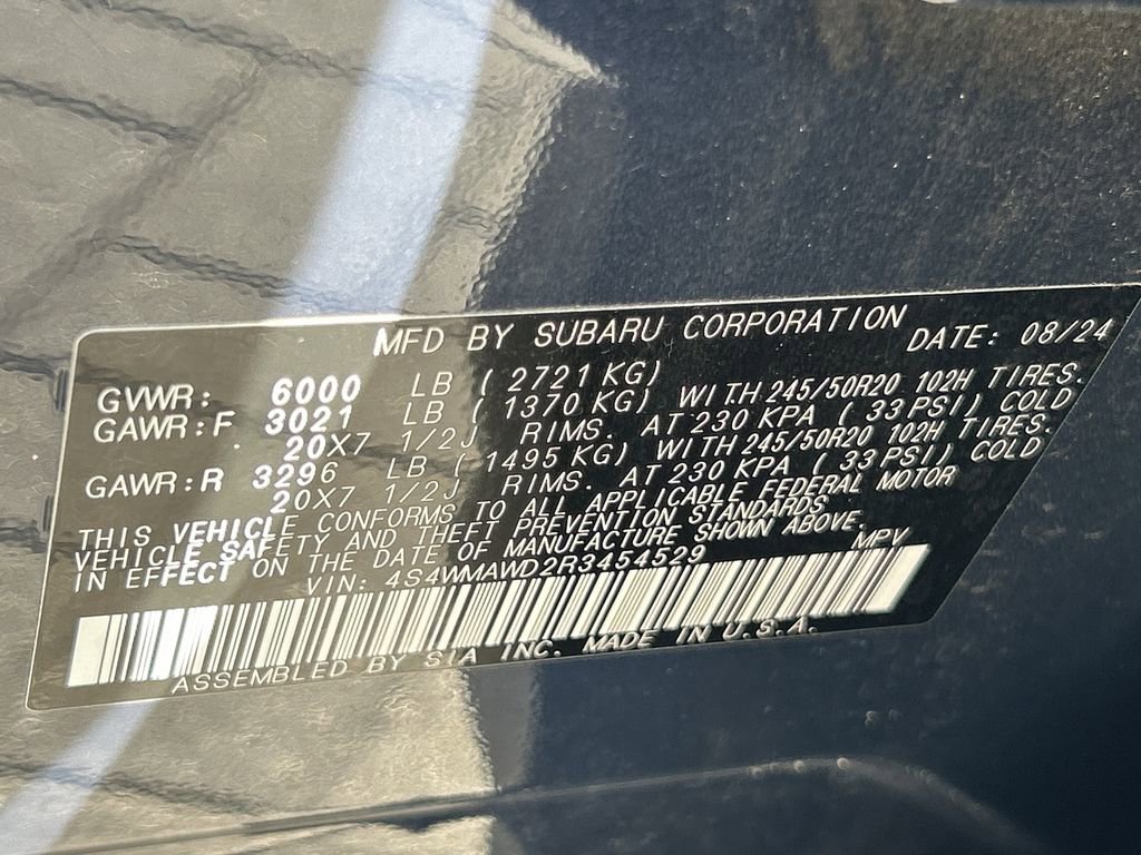 Certified 2024 Subaru Ascent Touring w/ Popular Package #2 image 34