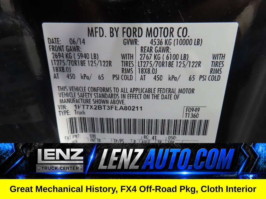 Used 2015 Ford F250 XLT w/ XLT Premium Package AWD/4WD image 58