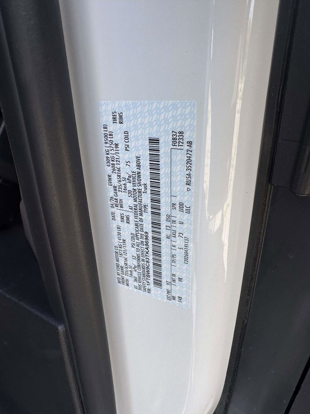 New 2026 Ford Transit 350 148 Medium Roof RWD image 19