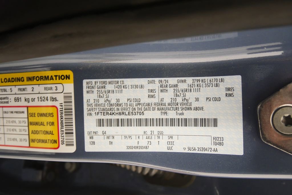 Used 2024 Ford Ranger Lariat w/ FX4 Off-Road Package image 20