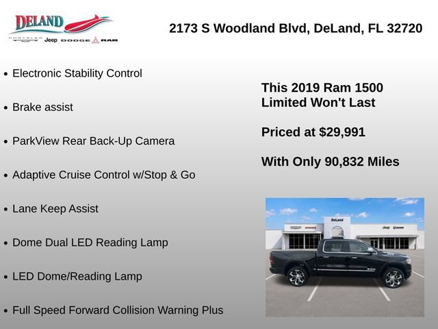 Used 2019 RAM 1500 Limited AWD/4WD image 22