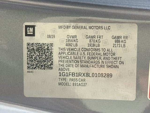 Used 2020 Chevrolet Camaro LT RWD image 37