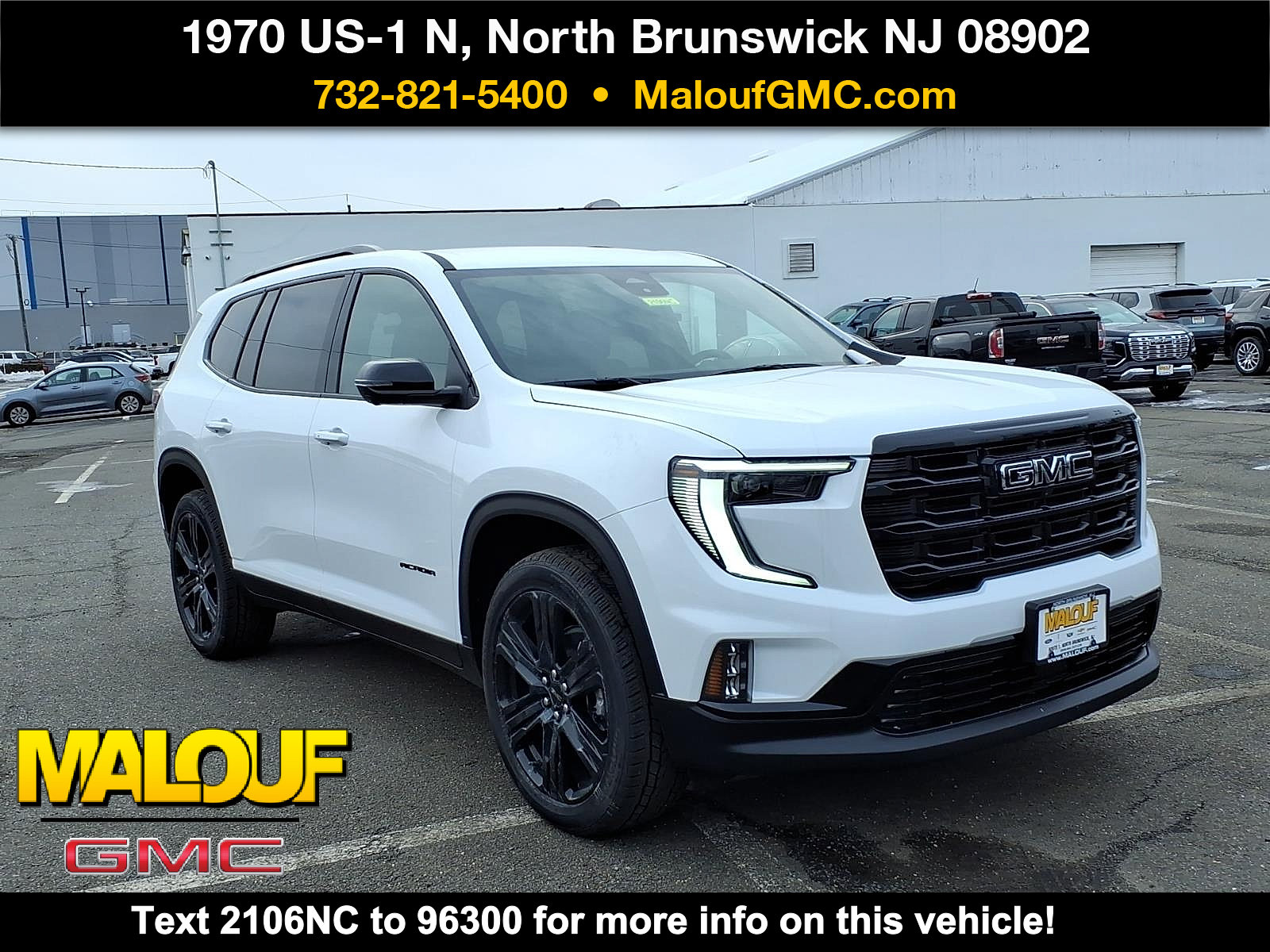 New 2026 GMC Acadia Elevation w/ Black Edition