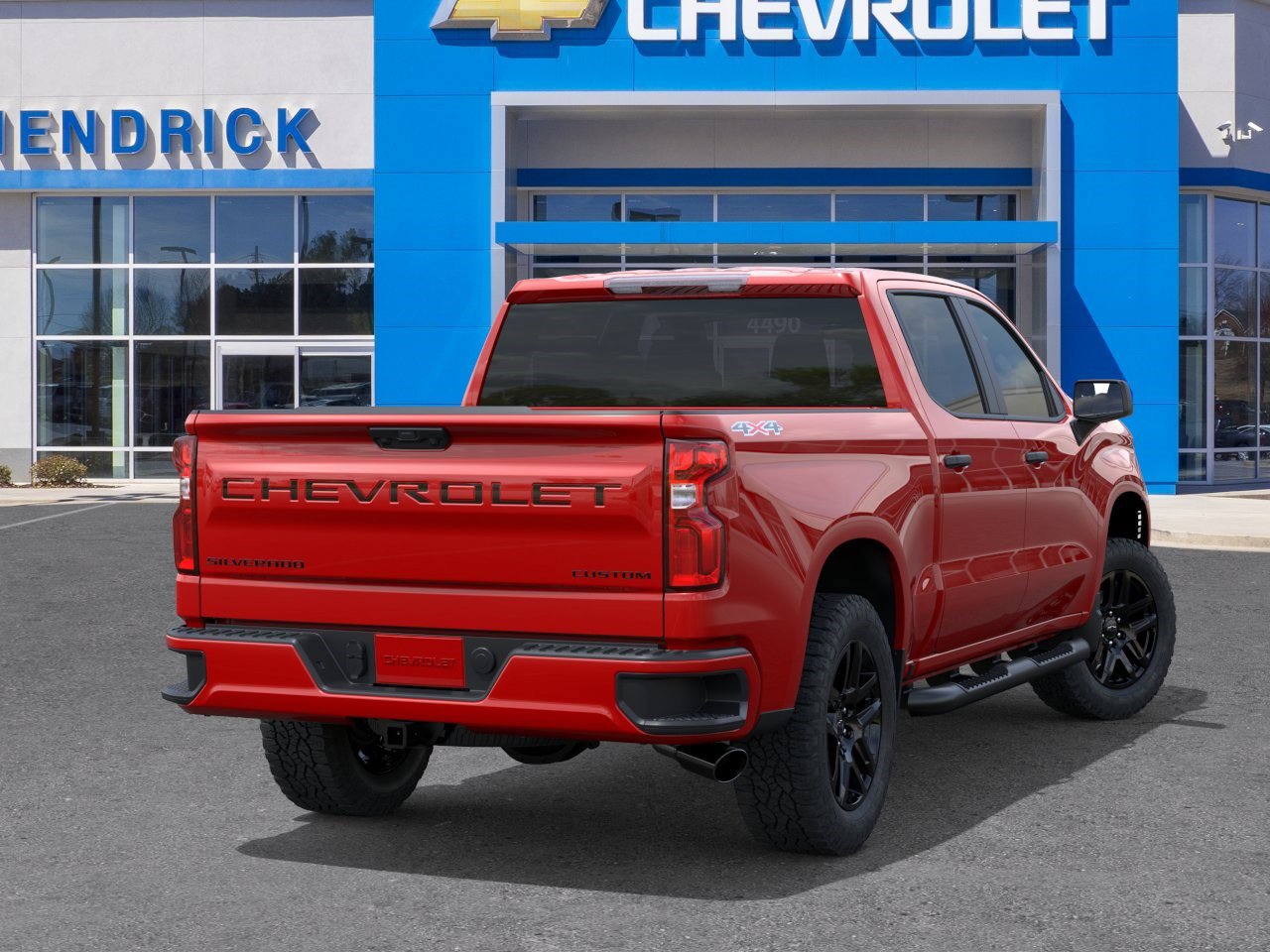 New 2026 Chevrolet Silverado 1500 Custom w/ Turbomax Blackout Package AWD/4WD image 6