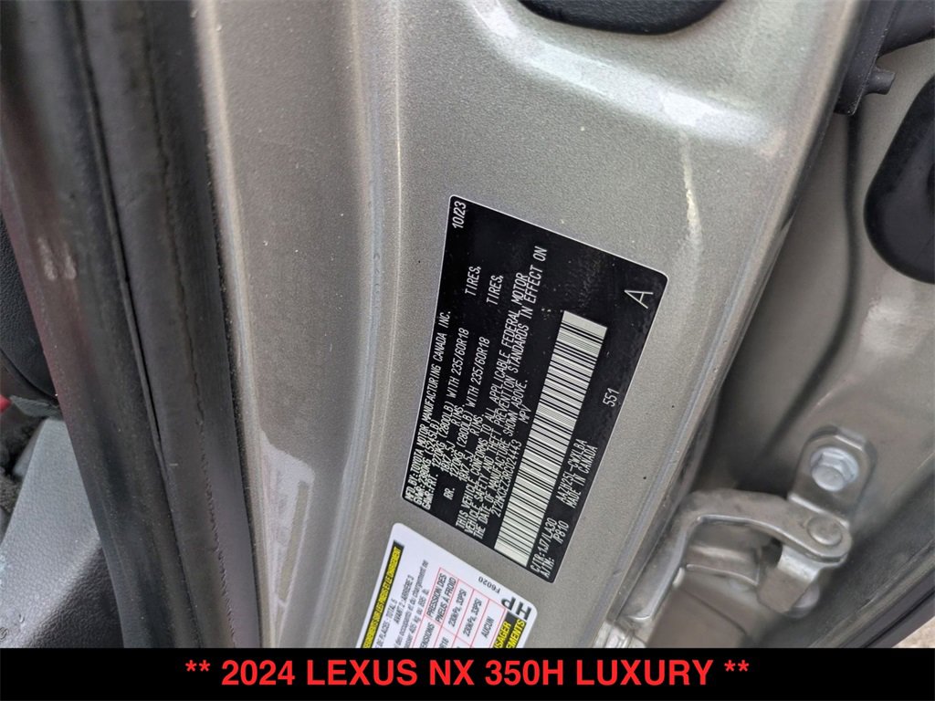 Used 2024 Lexus NX 300h AWD w/ Luxury Package image 36