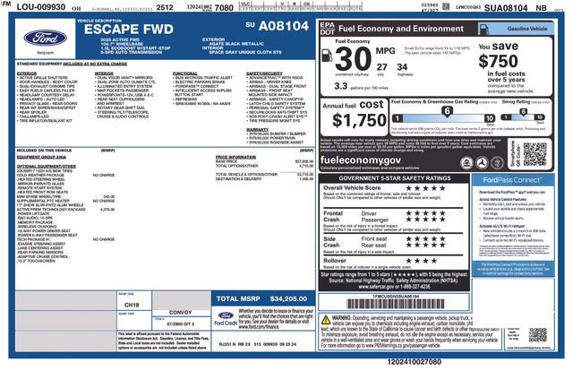 Used 2025 Ford Escape Active w/ Active Premium Tech Pack image 2