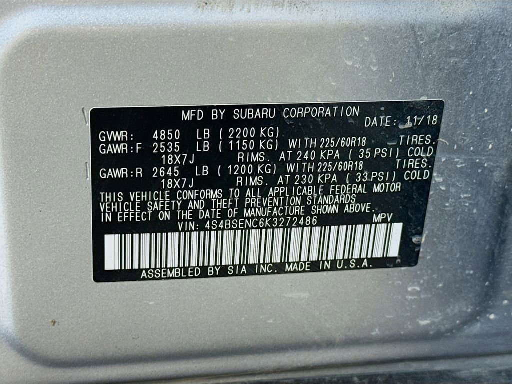 Used 2019 Subaru Outback 3.6R Limited image 41