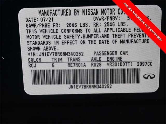 Used 2022 INFINITI Q50 Luxe image 28