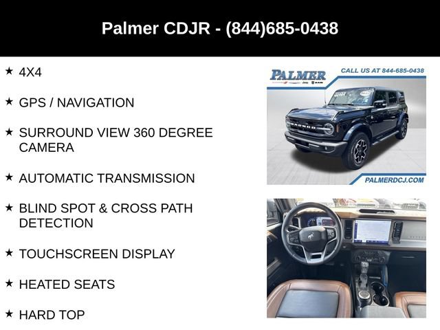Used 2022 Ford Bronco Outer Banks AWD/4WD image 6