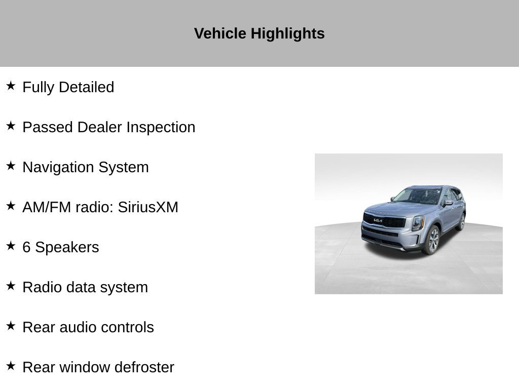 Certified 2022 Kia Telluride S FWD image 14