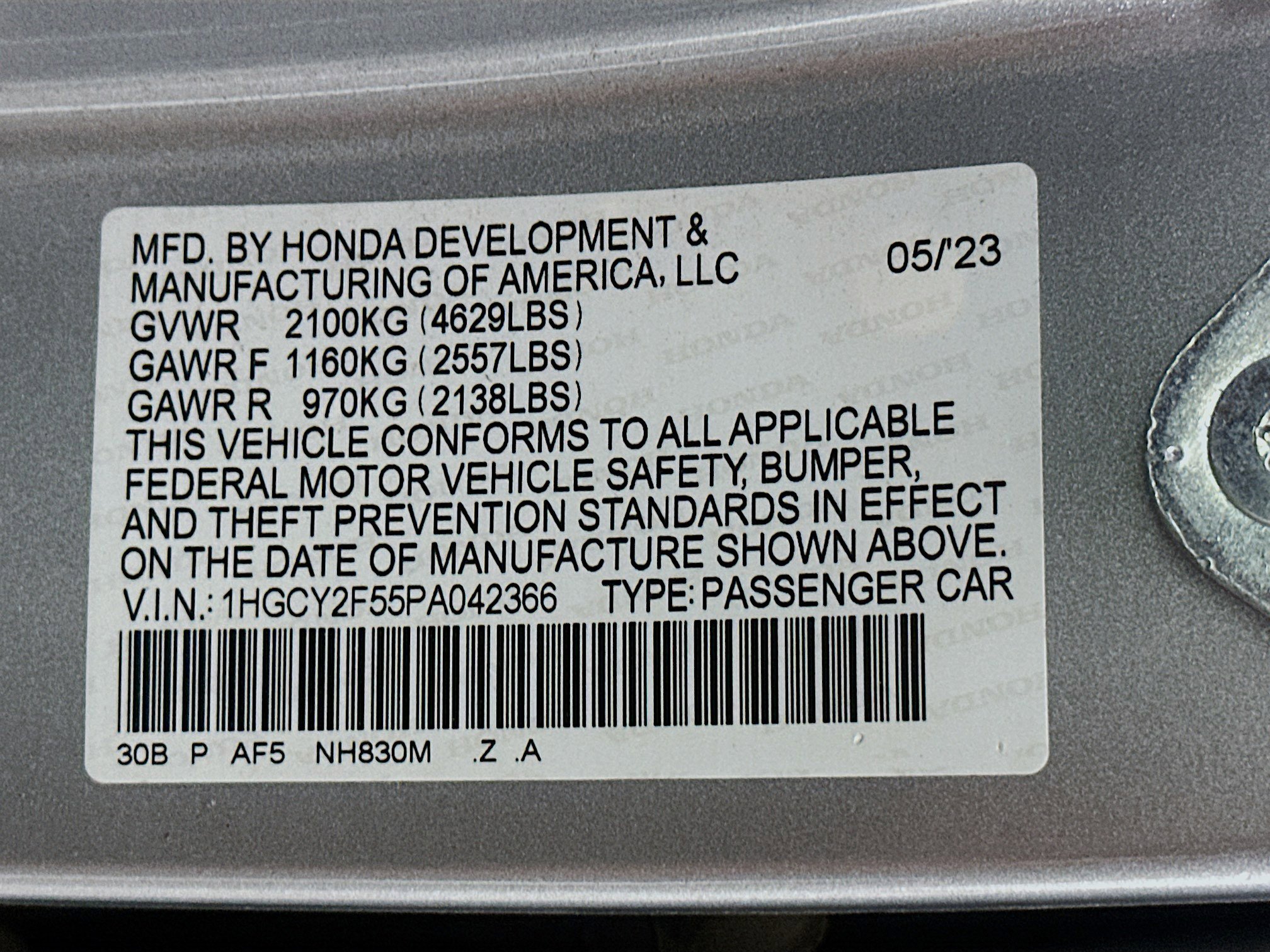 Used 2023 Honda Accord Sport image 12