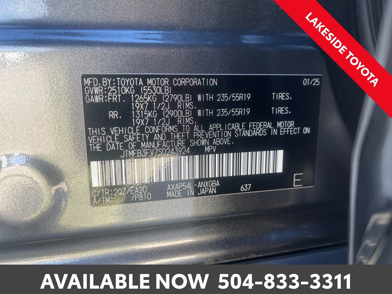 Certified 2025 Toyota RAV4 XSE w/ Premium Package image 44