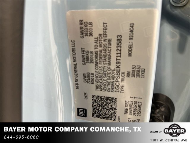 New 2026 Chevrolet Colorado W/T w/ WT Custom Package image 30