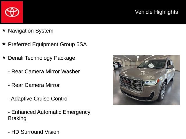 Used 2023 GMC Acadia Denali w/ Denali Technology Package AWD/4WD image 5