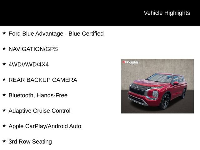 Used 2022 Mitsubishi Outlander SEL AWD/4WD image 2