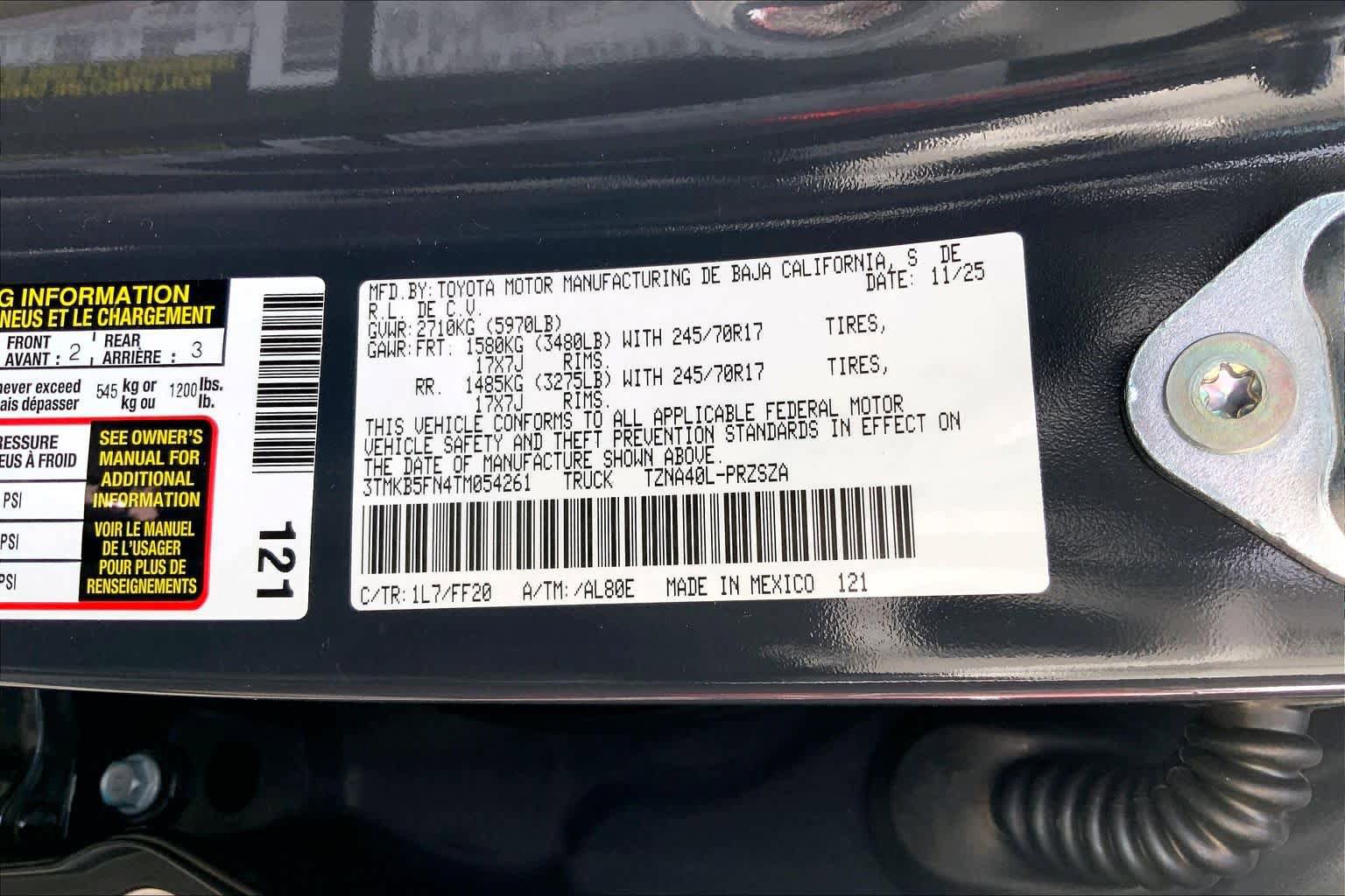 New 2026 Toyota Tacoma SR5 image 21