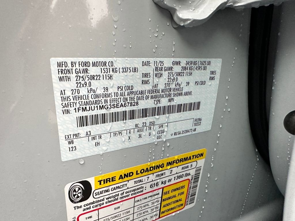 New 2025 Ford Expedition Platinum w/ Stealth Performance Package image 59