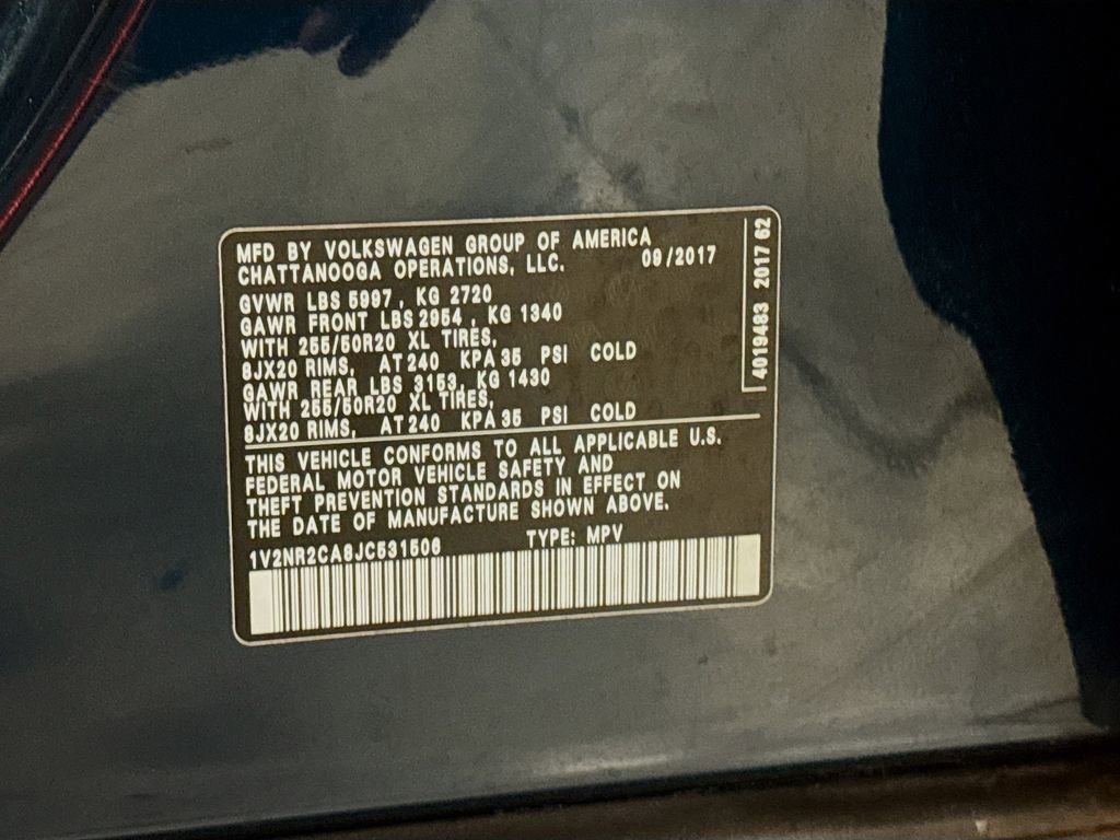Used 2018 Volkswagen Atlas SEL Premium image 43