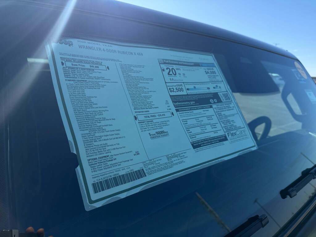New 2026 Jeep Wrangler Unlimited Rubicon image 19