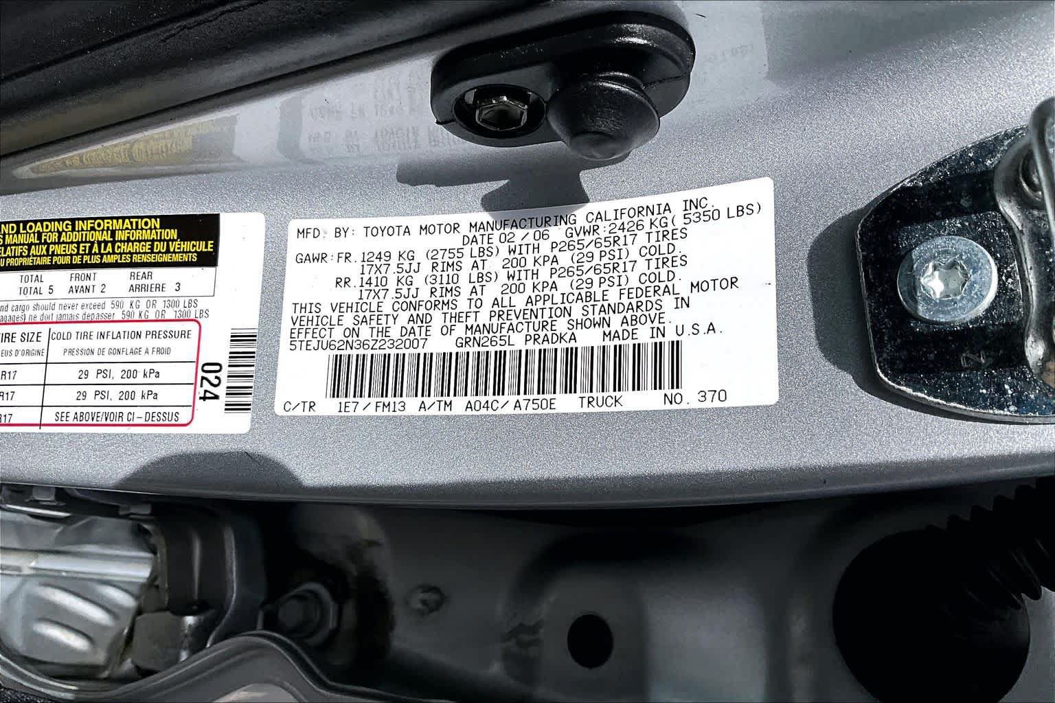 Used 2006 Toyota Tacoma PreRunner w/ TRD Sport Pkg #1 RWD image 36