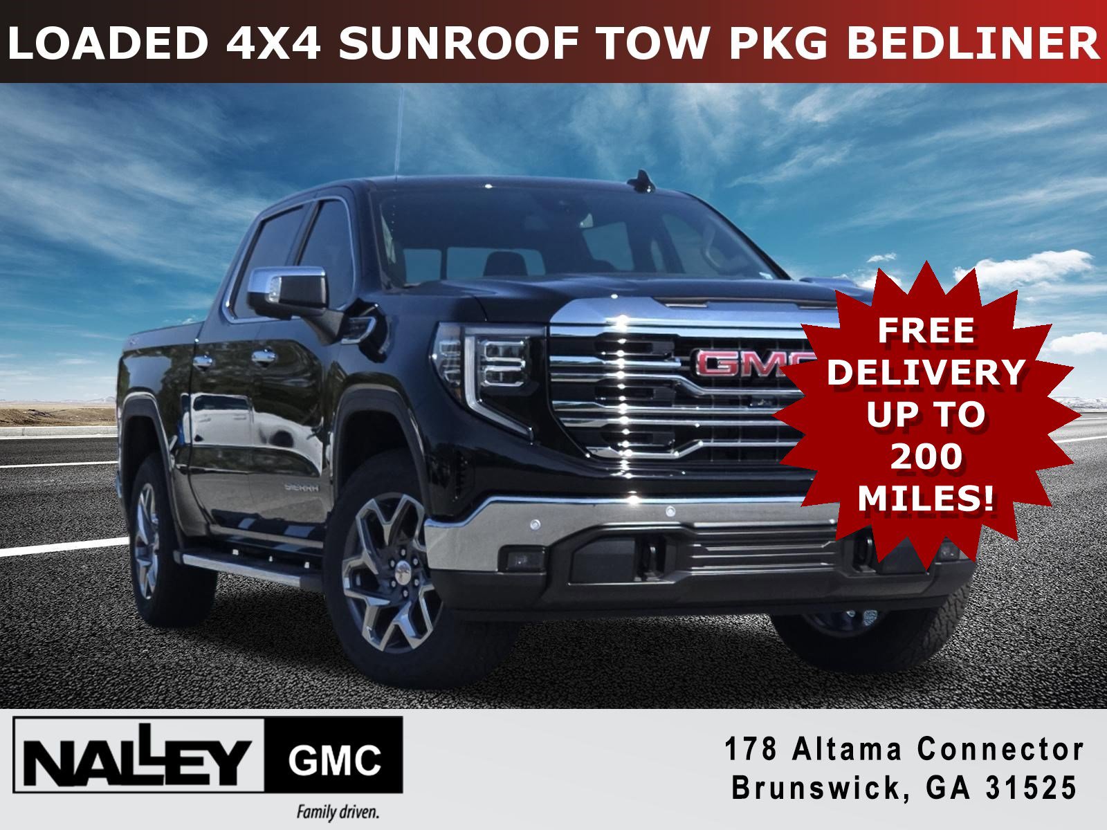 New 2026 GMC Sierra 1500 SLT w/ SLT Premium Plus Package AWD/4WD image 1