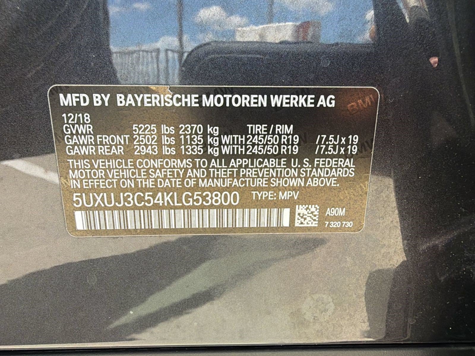 Used 2019 BMW X4 xDrive30i w/ Convenience Package AWD/4WD image 26