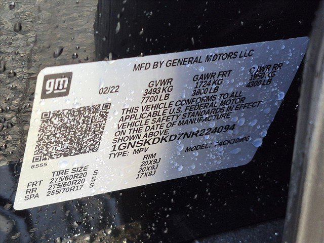 Used 2022 Chevrolet Suburban Z71 AWD/4WD image 25