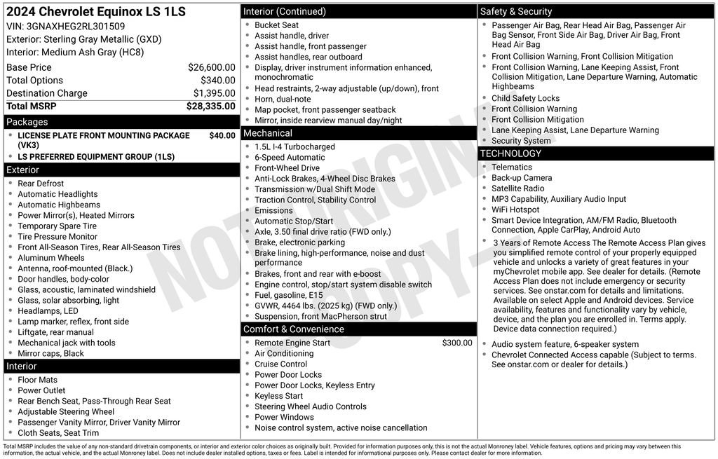 Used 2024 Chevrolet Equinox LS FWD image 51