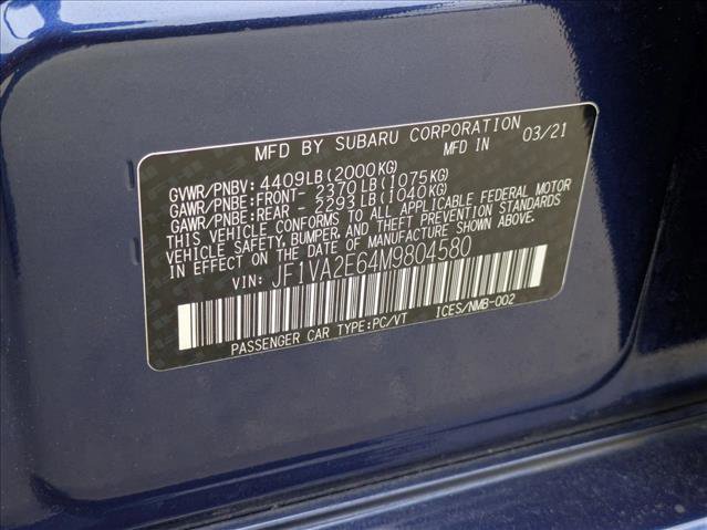 Used 2021 Subaru WRX STI w/ Popular Package #1 image 24