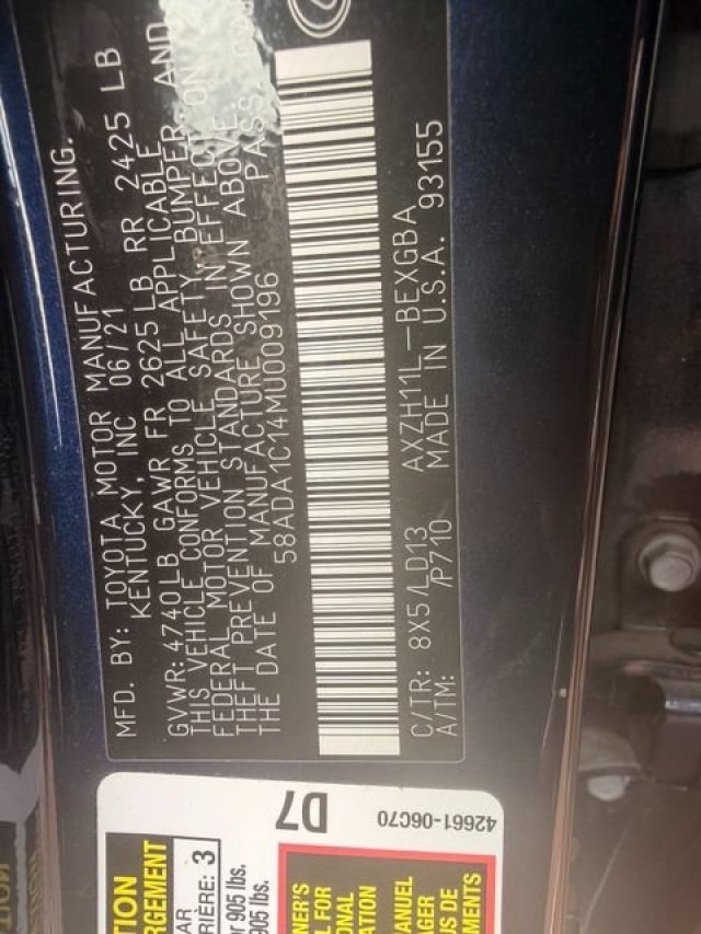 Used 2021 Lexus ES 300h w/ Premium Package FWD image 8