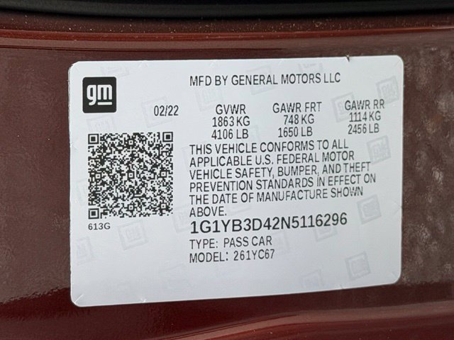 Used 2022 Chevrolet Corvette Stingray Preferred Conv w/ Battery Protection Package RWD image 28