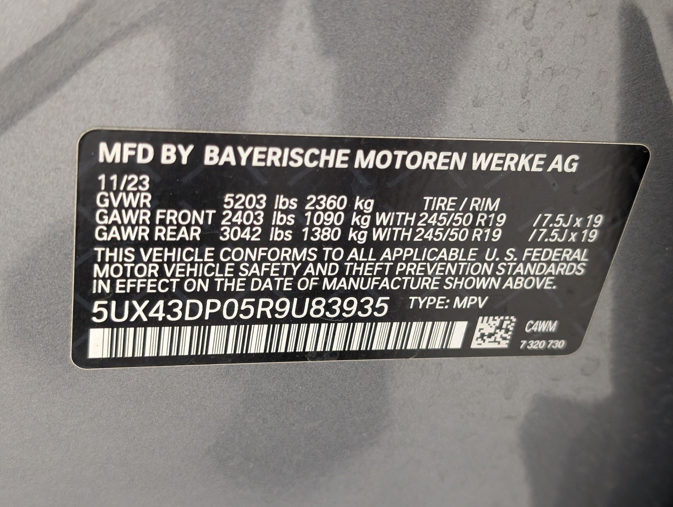 Used 2024 BMW X3 sDrive30i w/ Convenience Package RWD image 20