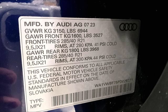 Used 2023 Audi SQ7 Prestige AWD/4WD image 26