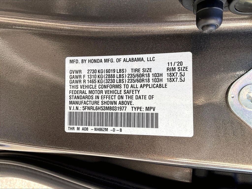 Used 2021 Honda Odyssey EX image 34