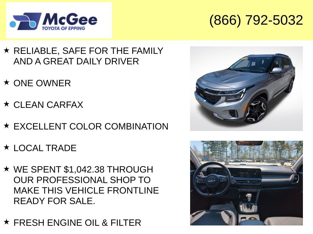 Used 2024 Kia Seltos SX w/ SX Sunroof Package AWD/4WD image 4