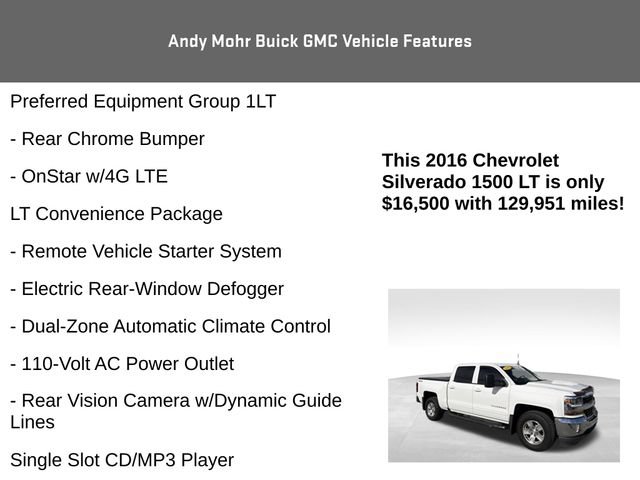 Used 2016 Chevrolet Silverado 1500 LT w/ True North Edition AWD/4WD image 20