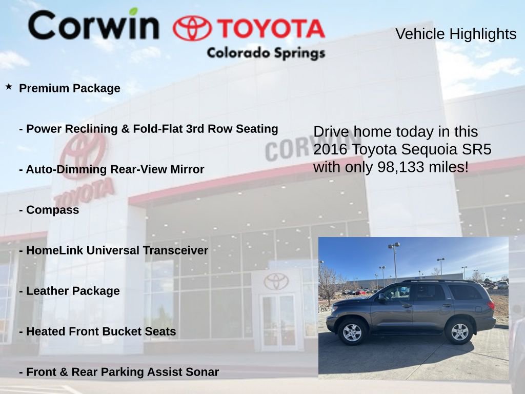 Used 2016 Toyota Sequoia SR5 image 6