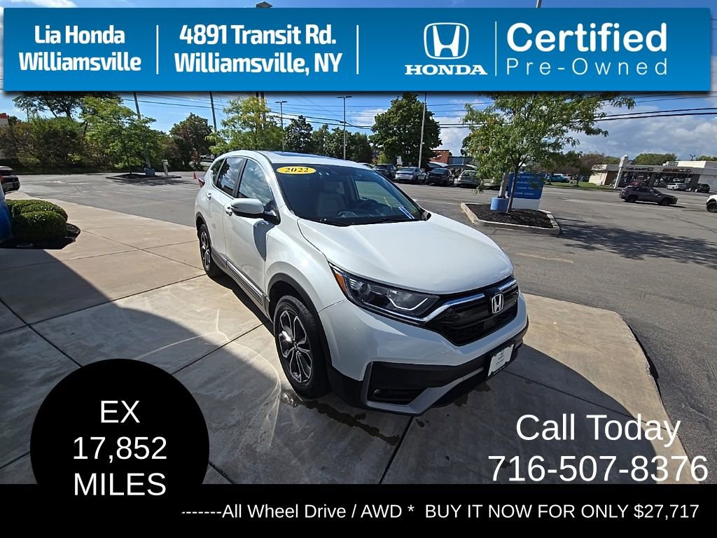 Certified 2022 Honda CR-V EX