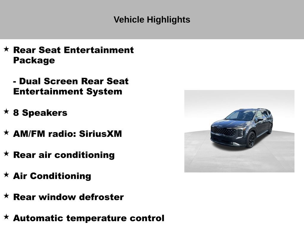 Certified 2025 Kia Carnival SX FWD image 14