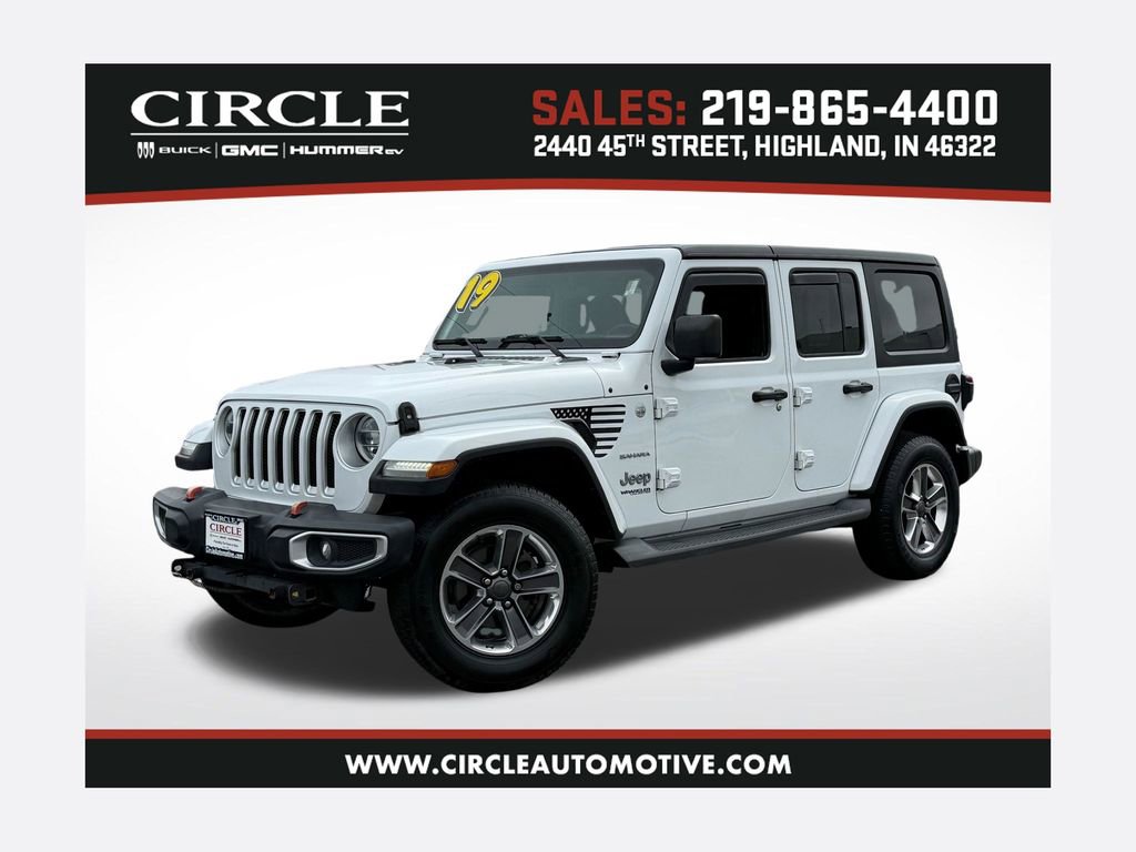 Used 2019 Jeep Wrangler Unlimited Sahara w/ Cold Weather Group image 1