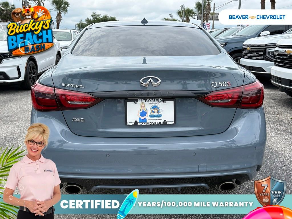 Used 2023 INFINITI Q50 Red Sport 400 AWD/4WD image 6